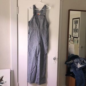 Pinstripe overalls